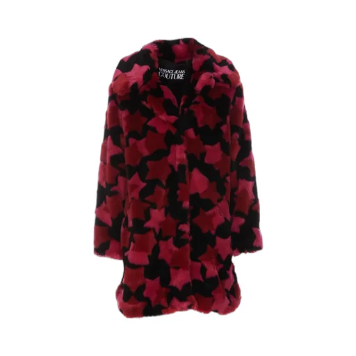 Star-Print Button-Up Coat