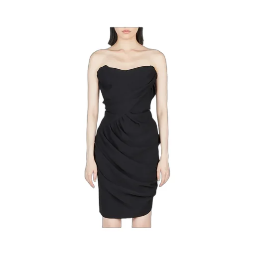 Vivienne Westwood Gathered-Detailed Strapless Mini Dress
