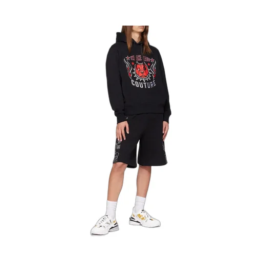 Versace Jeans Couture Graphic Printed Drawstring Hoodie