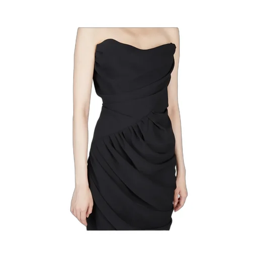 Vivienne Westwood Gathered-Detailed Strapless Mini Dress