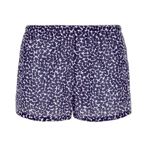 Elastic Waist Printed Swimming Trunks