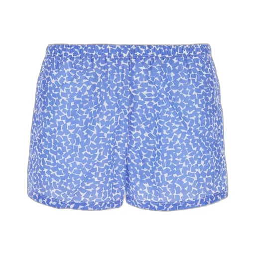Elastic Waist Printed Swimming Trunks