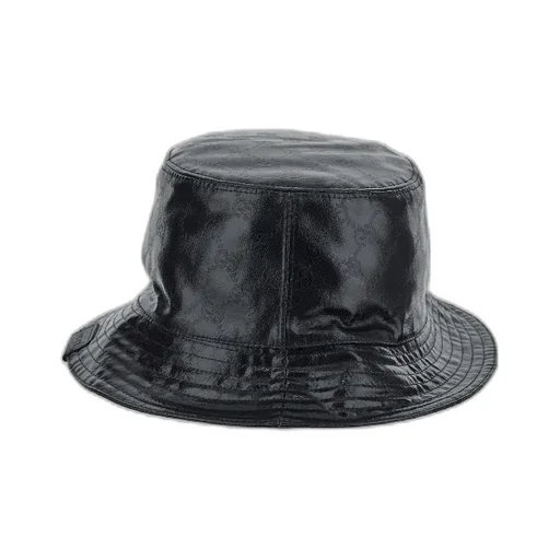 Gucci Gg Monogrammed Leather Bucket Hat
