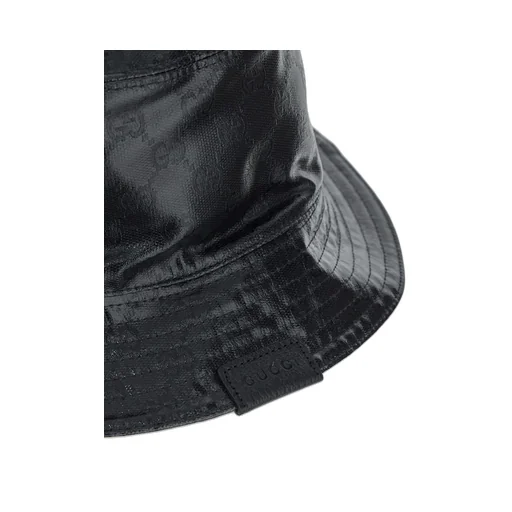 Gucci Gg Monogrammed Leather Bucket Hat