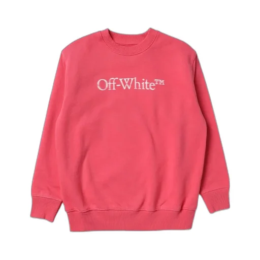 Off-White Kids Logo Printed Crewneck Sweatshirt