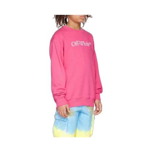 Off-White Kids Logo Printed Crewneck Sweatshirt