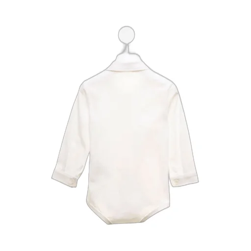 Il Gufo Shirt-Style Bodysuit