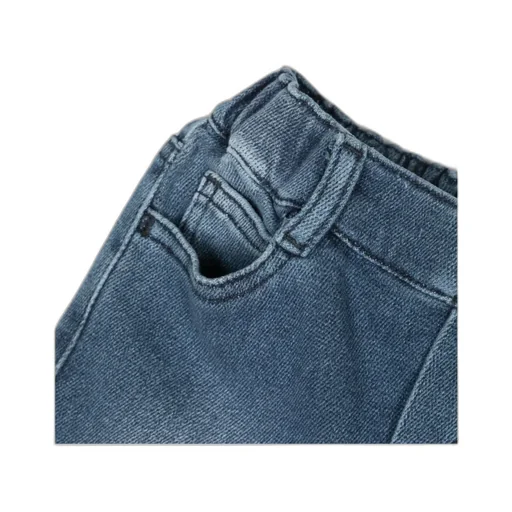 Emporio Armani Kids High Waist Straight Leg Jeans