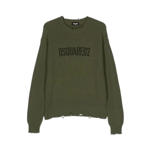 Dsquared2 Kids Distressed Crewenck Jumper