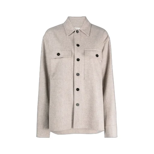 Jil Sander Pointed-Collar Buttoned Jacket