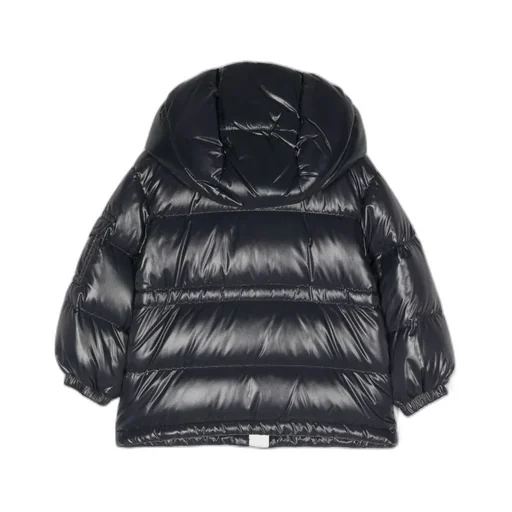 Moncler Enfant Logo-Patch Hooded Padded Jacket