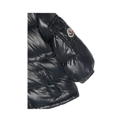 Moncler Enfant Logo-Patch Hooded Padded Jacket