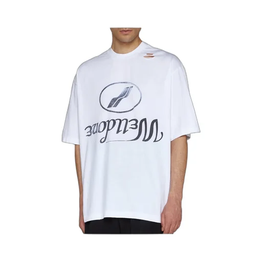 We11Done Logo-Printed Round Neck T-Shirt