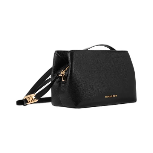 Logo-Print Leather Shoulder Bag