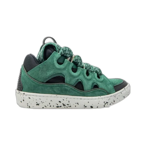 Lanvin Curb Lace-Up Sneakers