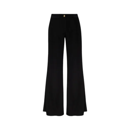 Logo-Detail Wide Leg Trousers