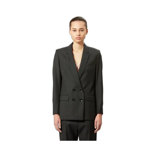 Isabel Marant Checked Double Breasted Blazer