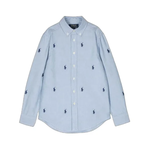 Polo Ralph Lauren Kids All-Over Logo-Embroidered Shirt