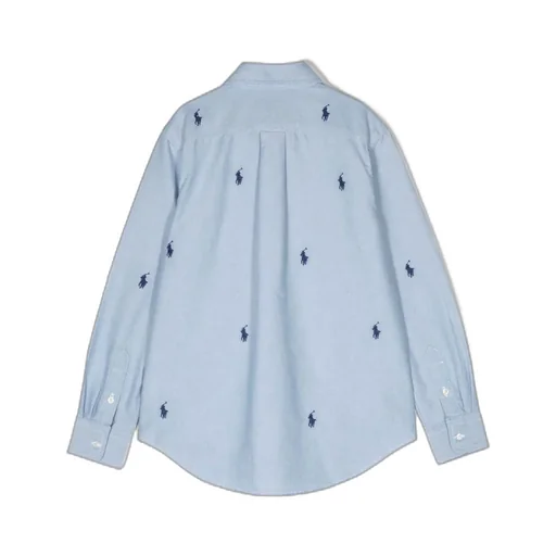 Polo Ralph Lauren Kids All-Over Logo-Embroidered Shirt