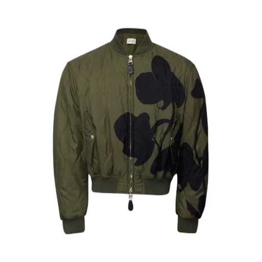 Orchid Quilted Bomber Jacket