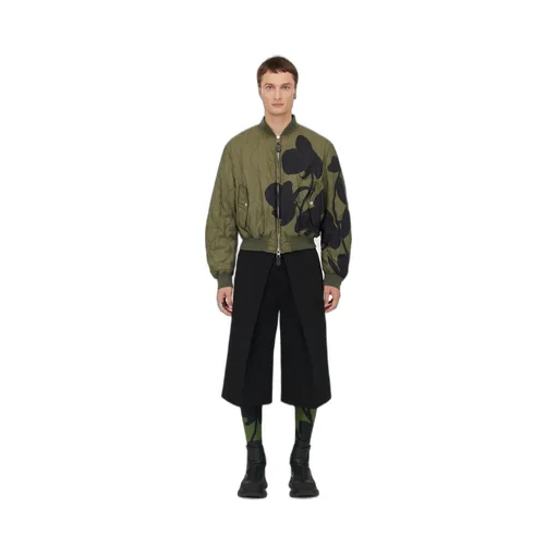 Orchid Quilted Bomber Jacket