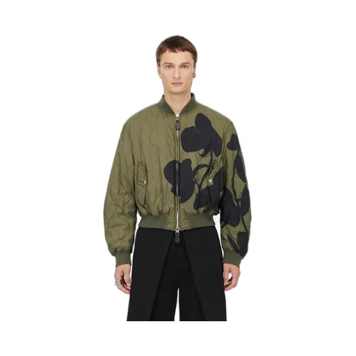 Orchid Quilted Bomber Jacket