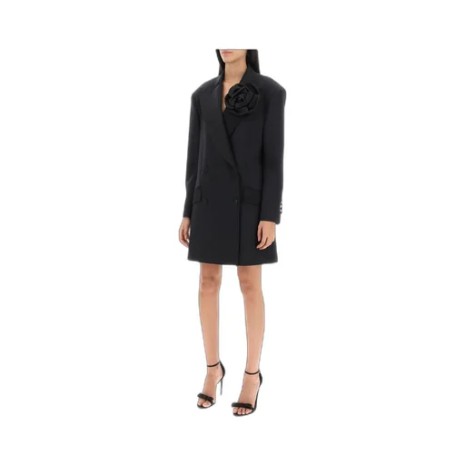 Dolce & Gabbana Floral Patch Straight Hem Blazer
