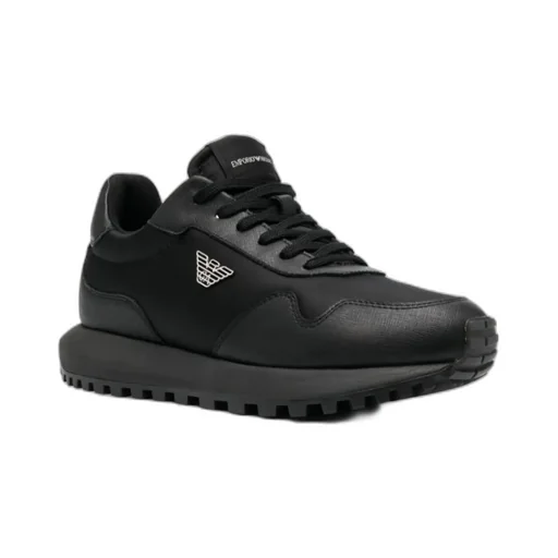 Emporio Armani Sustainability Low-Top Sneakers
