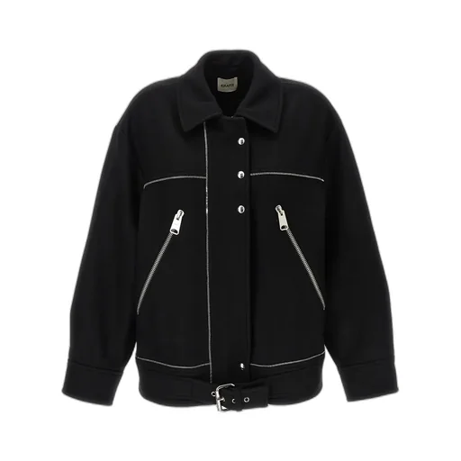 Long-Sleeved Zipper Jacket