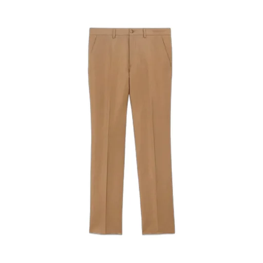 Pressed-Crease Tailored Trousers