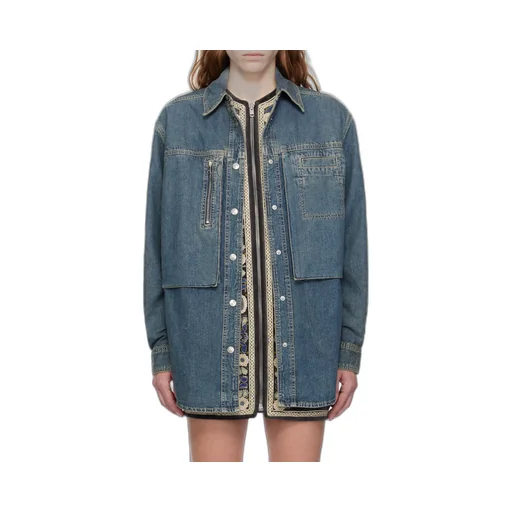 Stonewashed Denim Overshirt