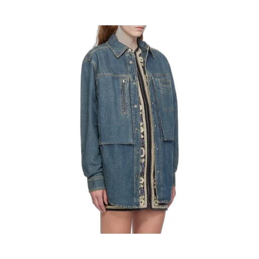 Stonewashed Denim Overshirt