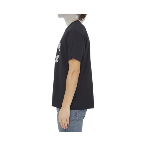 Celine Loose Embroidered T-Shirt In Cotton Jersey