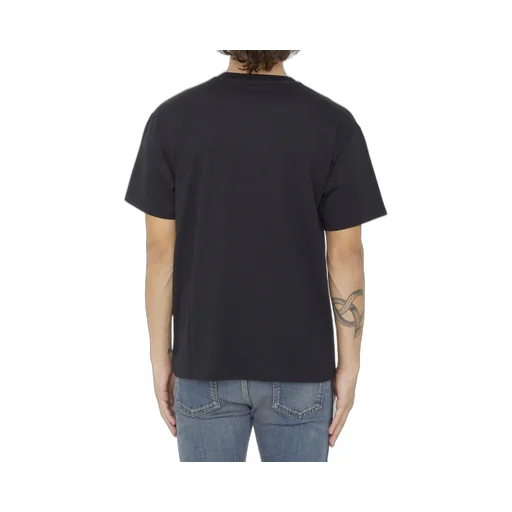 Celine Loose Embroidered T-Shirt In Cotton Jersey