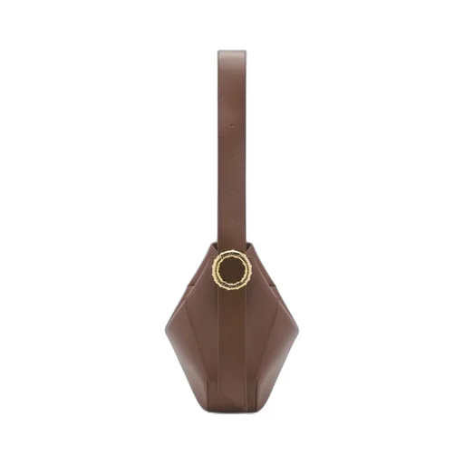 Lanvin Logo Embossed Melodie Hobo Bag
