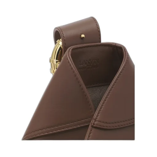 Lanvin Logo Embossed Melodie Hobo Bag