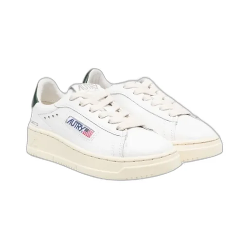 Logo-Embellished Leather Sneakers