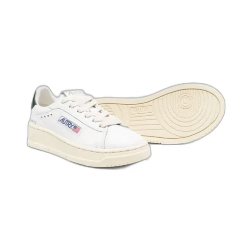 Logo-Embellished Leather Sneakers