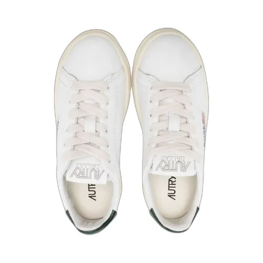 Logo-Embellished Leather Sneakers