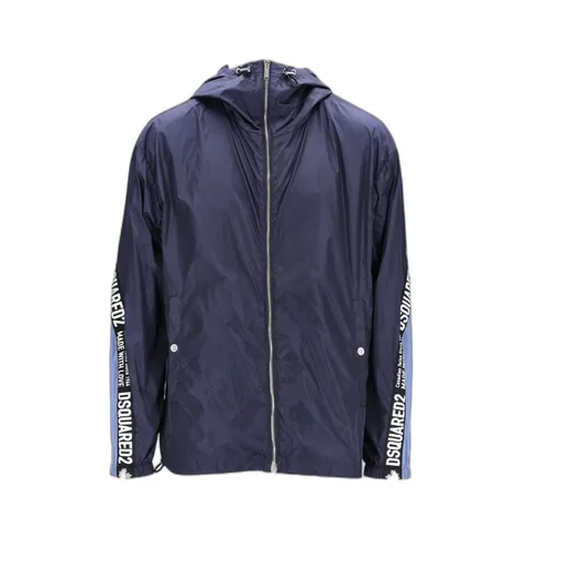 Logo Logo Hooded Casual Jacket
