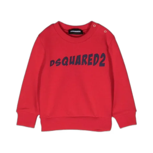 Dsquared2 Kids Logo Printed Crewneck Sweatshirt
