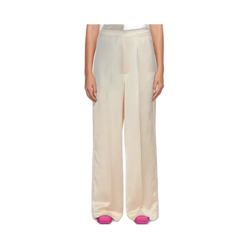 Pleated Straight Casual Pants