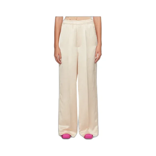 Pleated Straight Casual Pants