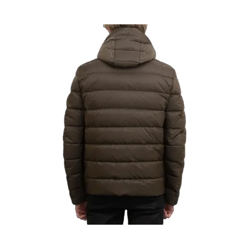 Long-Sleeved Quilted Down Jacket