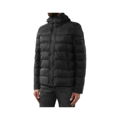 Quilted Long-Sleeved Down Jacket