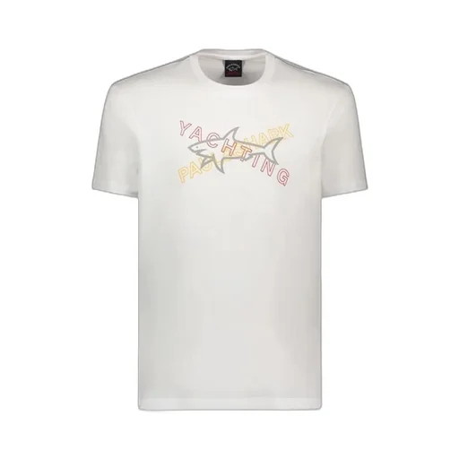 Logo T-Shirt With Round Neck Pattern