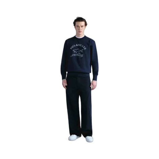 Round Collar Logo Sweater