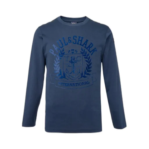 T-Shirt With Round Neck And Long Sleeves