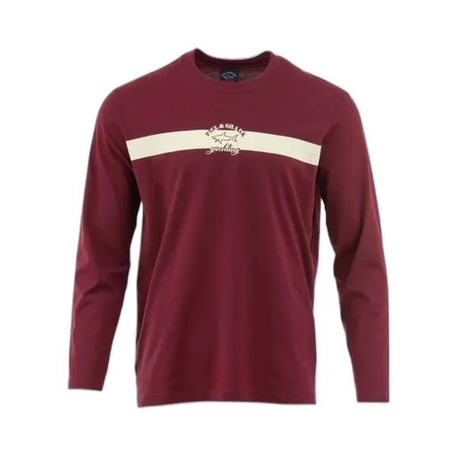 Round Collar And Long-Sleeved T-Shirt