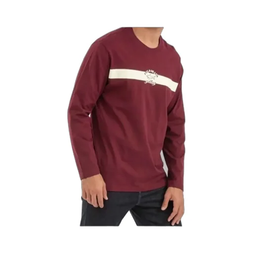 Round Collar And Long-Sleeved T-Shirt